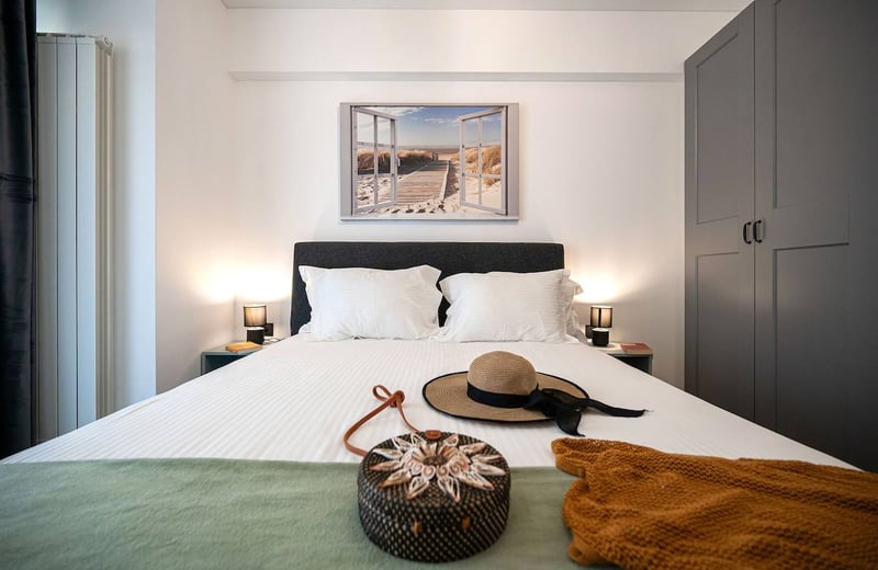 Аренда комфортной 2-комнатной квартиры с видом на море, Мамаия, Констанца, Румыния